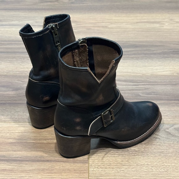 Freebird Carlito Boot in Distressed Black Leather Size 8 - Picture 6 of 16